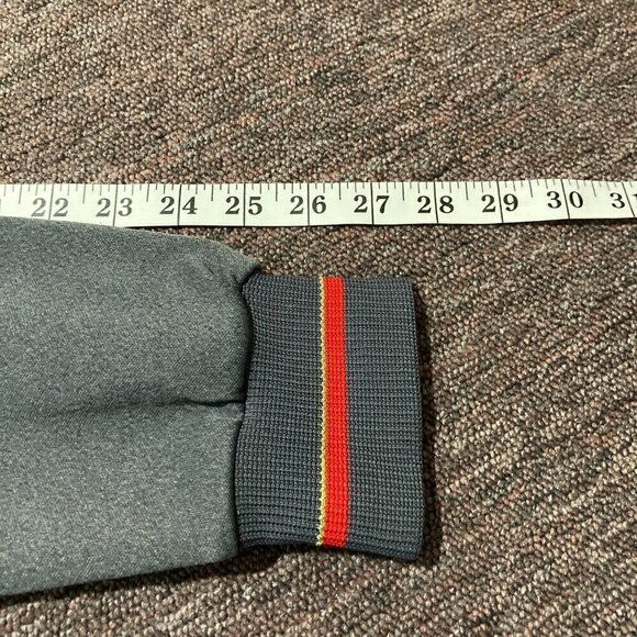 Vintage Mizuno World Win Track Jacket Full Zip Size M Gray Sportswear Japan - Picture 9 of 9